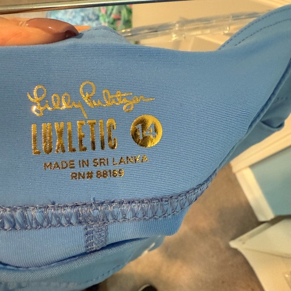 Lilly Pulitzer Blue Skort Size 14 EUC - Picture 3 of 4